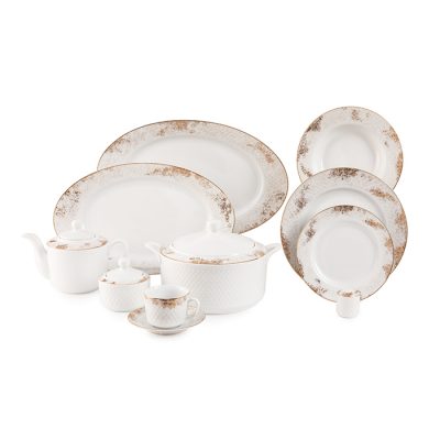 سرویس چینی 102 پارچه زرین مدل کلودیا پیکره رادیانس