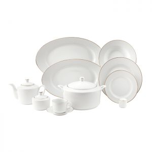 سرویس چینی 102 پارچه زرین مدل زرین پیکره رادیانس