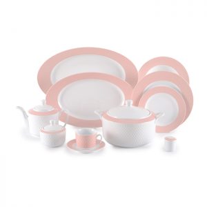 سرویس چینی 102 پارچه زرین مدل ماربل پیکره رادیانس