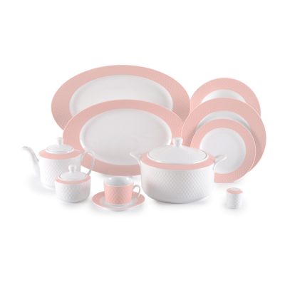 سرویس چینی 102 پارچه زرین مدل ماربل پیکره رادیانس