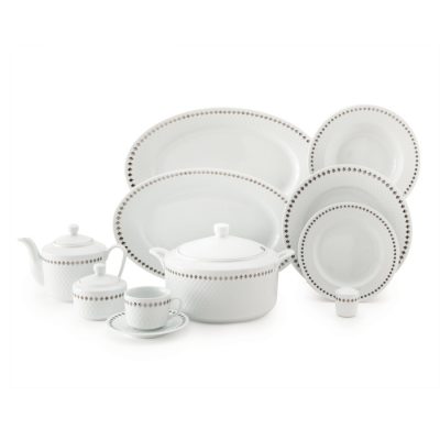 سرویس چینی 102 پارچه زرین مدل سیلور ری پیکره رادیانس