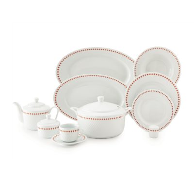 سرویس چینی 102 پارچه زرین مدل رز دایموند پیکره رادیانس