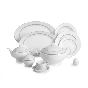 سرویس چینی 102 پارچه زرین مدل هدیه پلاتینی پیکره ایتالیا اف