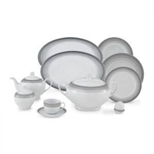 سرویس چینی 102 پارچه زرین مدل سیلور لاینر پیکره ایتالیا اف