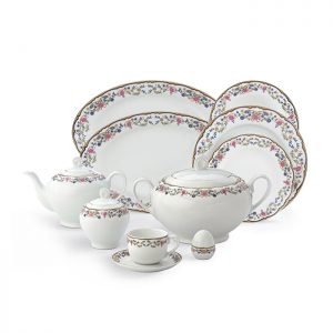 سرویس چینی 102 پارچه زرین مدل گلستان پیکره ایتالیا اف