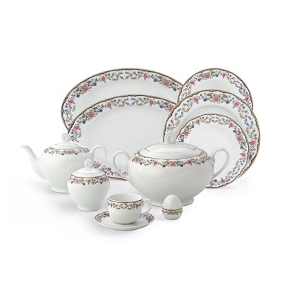 سرویس چینی 102 پارچه زرین مدل گلستان پیکره ایتالیا اف