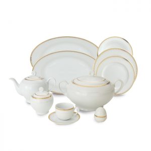 سرویس چینی 102 پارچه زرین مدل سپیدار پیکره ایتالیا اف