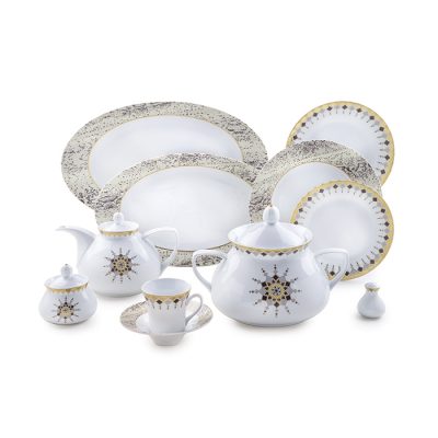 سرویس چینی 108 پارچه زرین مدل کلوپاترا پیکره شهرزاد