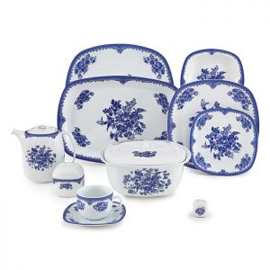 سرویس چینی 98 پارچه زرین مدل فلورانس پیکره کواترو